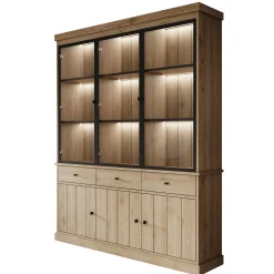 Vince 2 - Buffetkast - Eiken - 182x40x220 cm