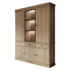 Vince 3 - Buffetkast - Eiken - 182x40x220 cm