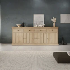 Vince - Dressoir - Eiken - 225x50x90 cm