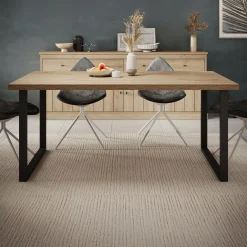 Vince - Eetkamertafel - Eiken - 180x98x78 cm