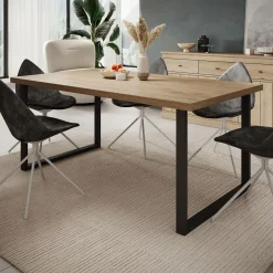 Vince - Eetkamertafel - Eiken - 180x98x78 cm