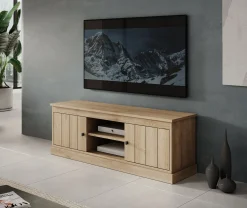 Vince - TV-Meubel met 2 deuren - Eiken - 155 cm