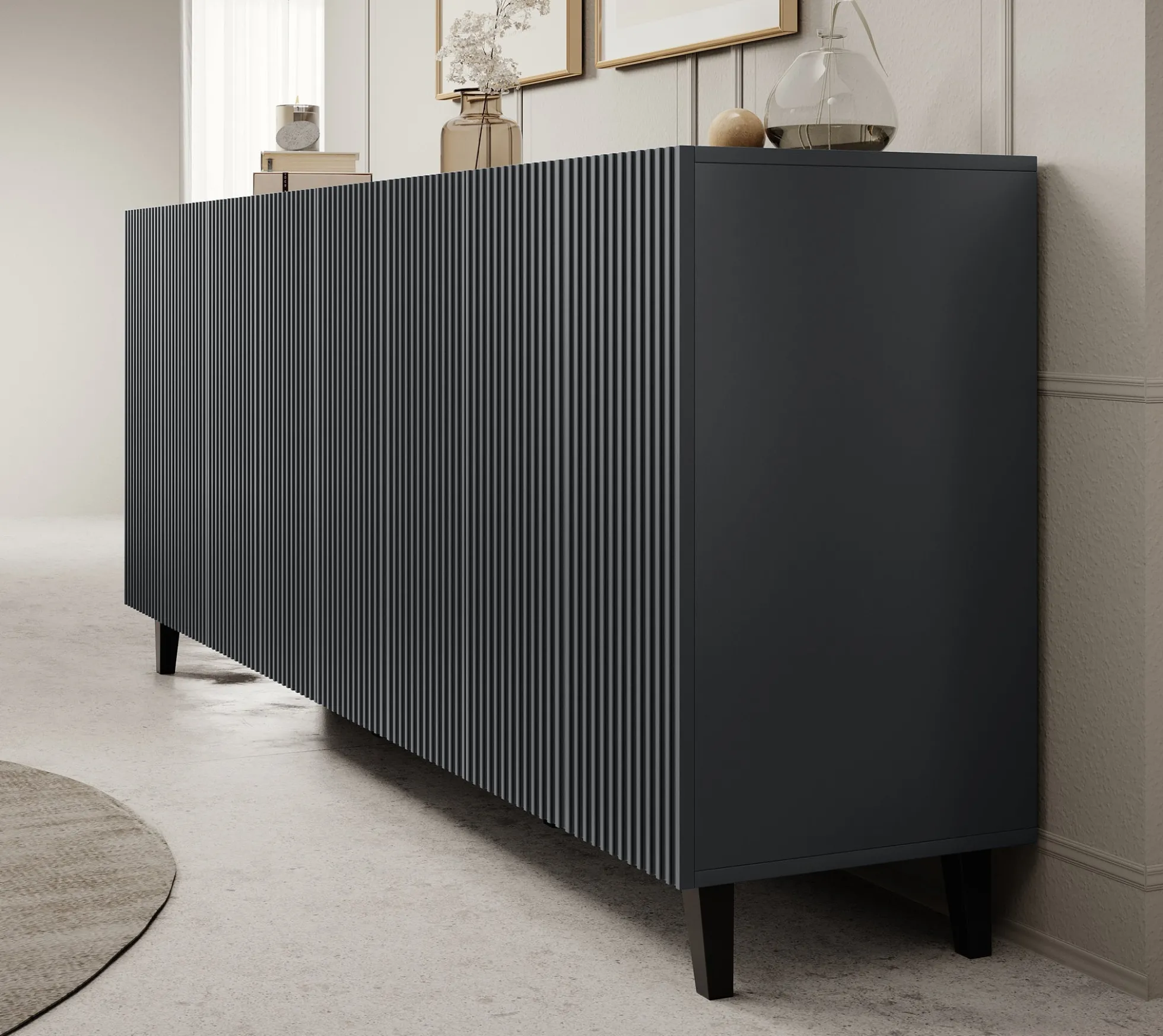 Vintar - Dressoir - Antraciet - 201x42x83 cm