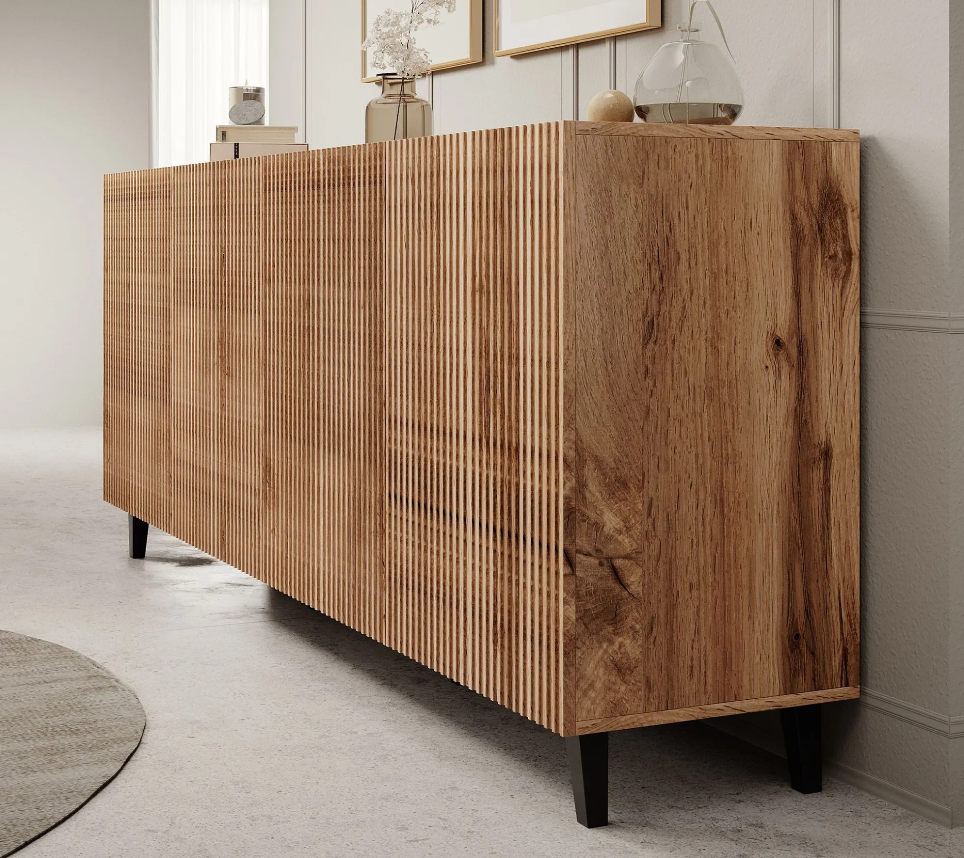Vintar - Dressoir - Eiken - 201x42x83 cm