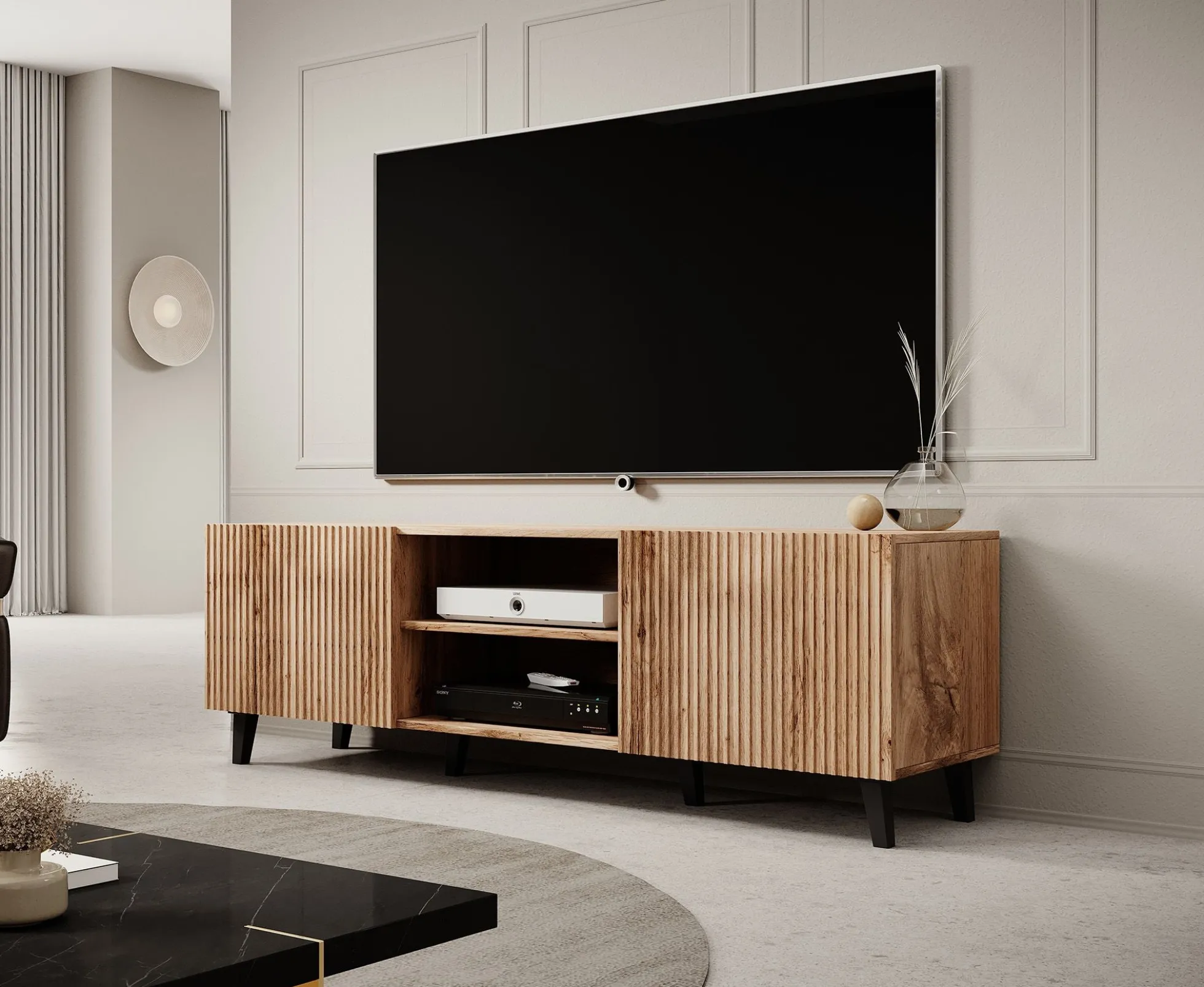 Vintar - TV-Meubel - Eiken - 150 cm