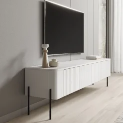 Vivi - TV-Meubel - Wit - 190x40x50 cm