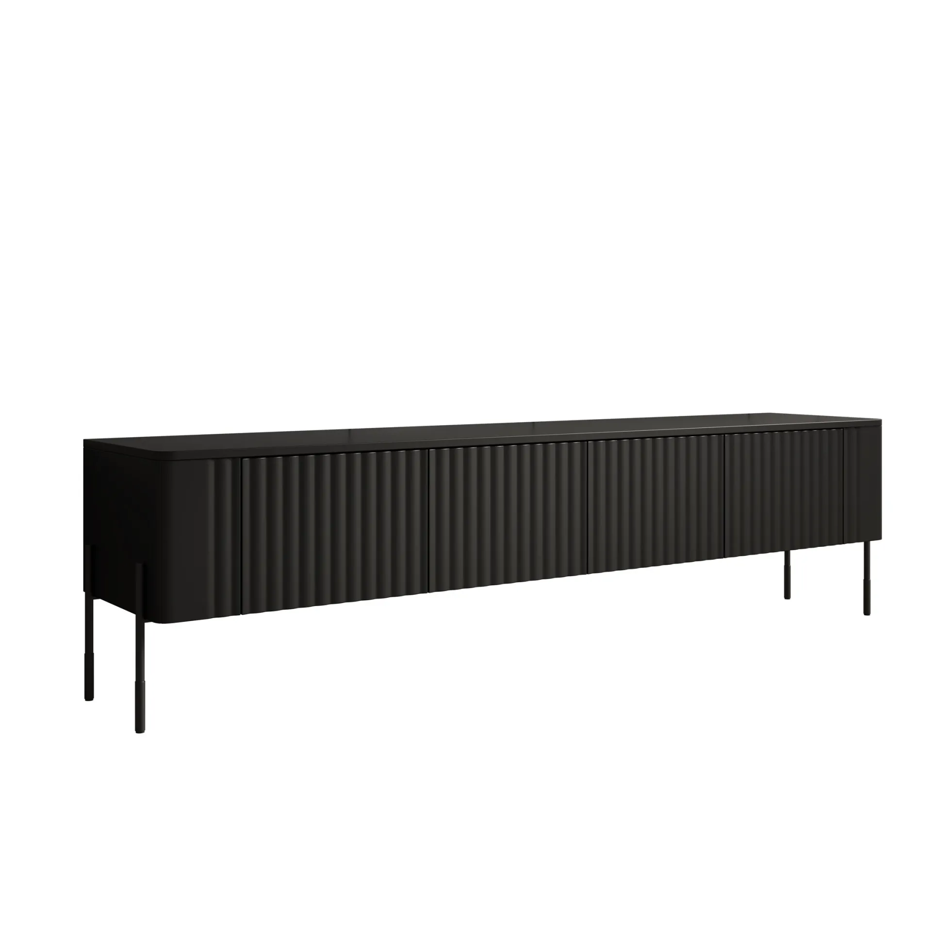 Vivi - TV-Meubel - Zwart - 190x40x50 cm