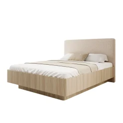 Voorne - Tweepersoonsbed - Eiken - 160x200 cm