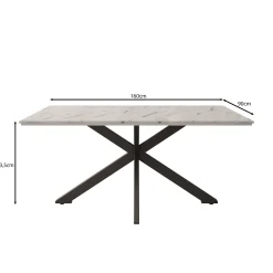 Wabe - Eetkamertafel - Eiken - 160x90x74 cm