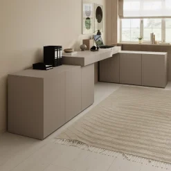 Whenua 4 - Bureau links - Beige - 338x141x79 cm