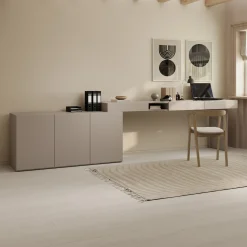 Whenua - Bureau rechts - Beige - 301x55x79 cm