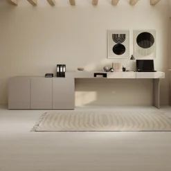 Whenua - Bureau rechts - Beige - 301x55x79 cm