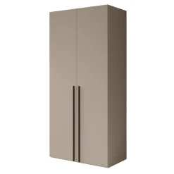 Whenua - Kledingkast met 2 deuren - Beige - 100x55x216 cm