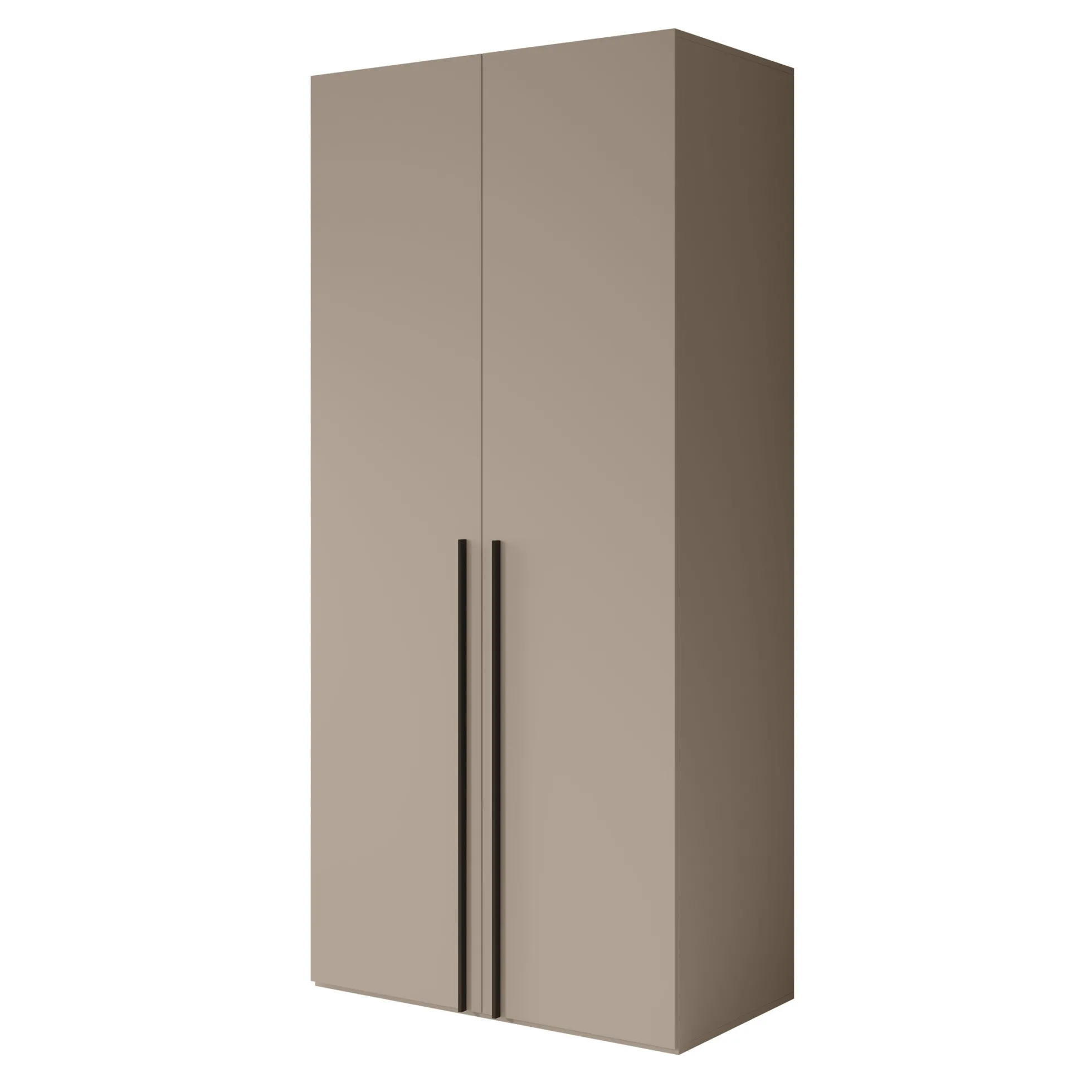 Whenua - Kledingkast met 2 deuren - Beige - 100x55x216 cm