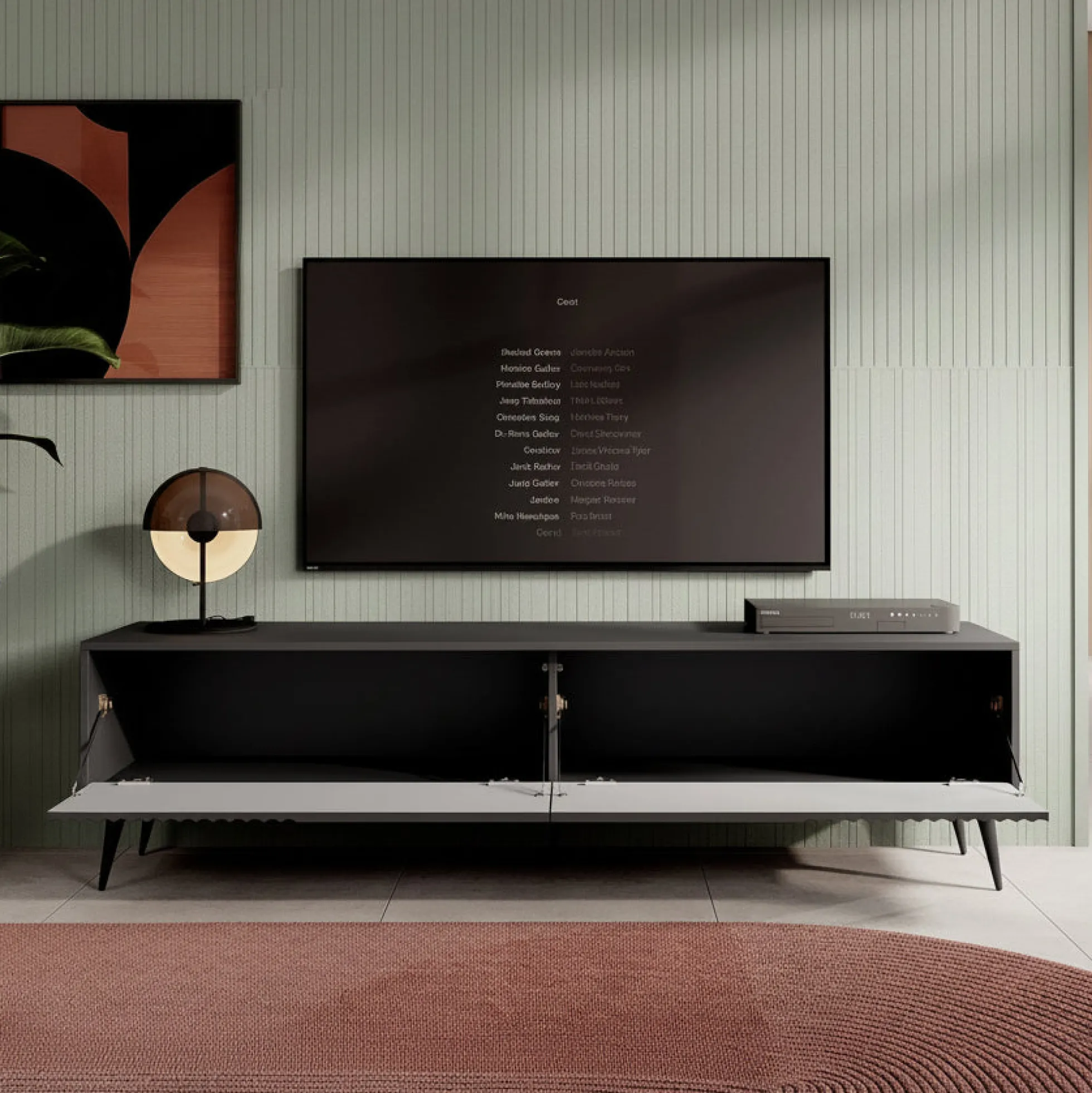 Winq 2 - TV-Meubel - Antraciet - 180 cm