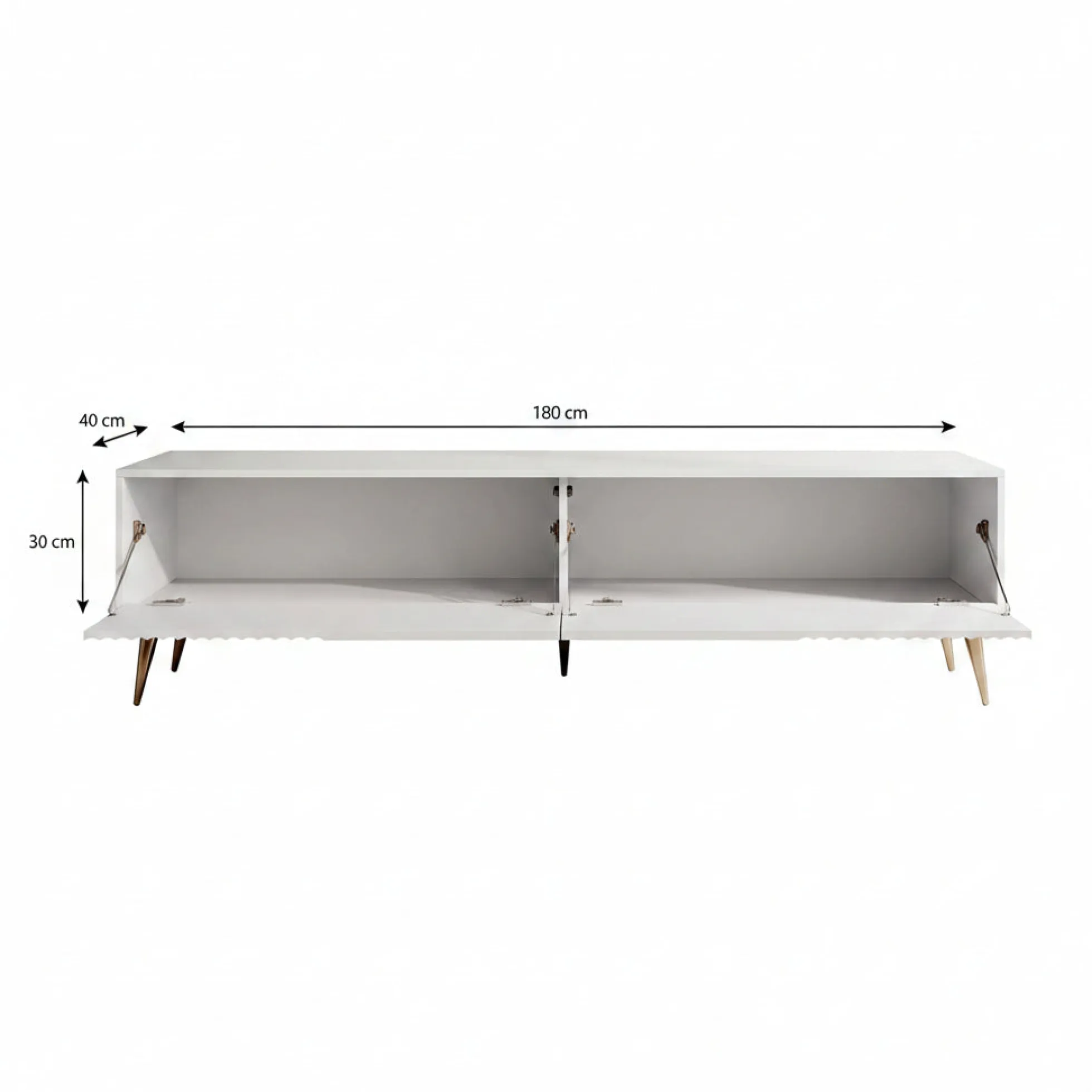 Winq 2 - TV-Meubel - Antraciet - 180 cm