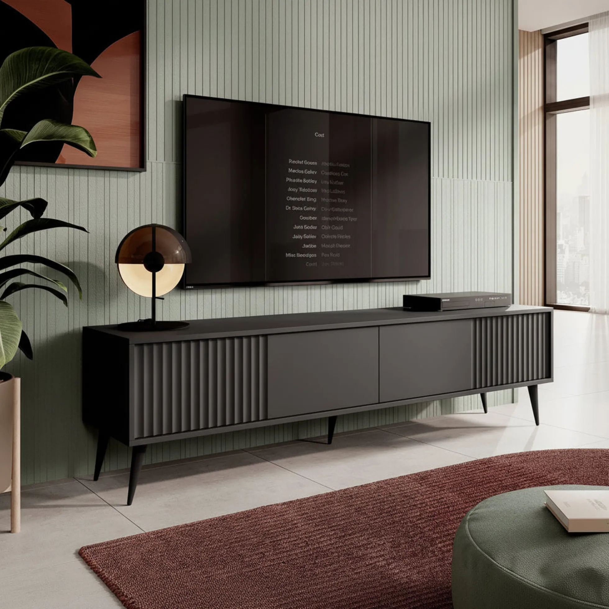 Winq 2 - TV-Meubel - Antraciet - 180 cm