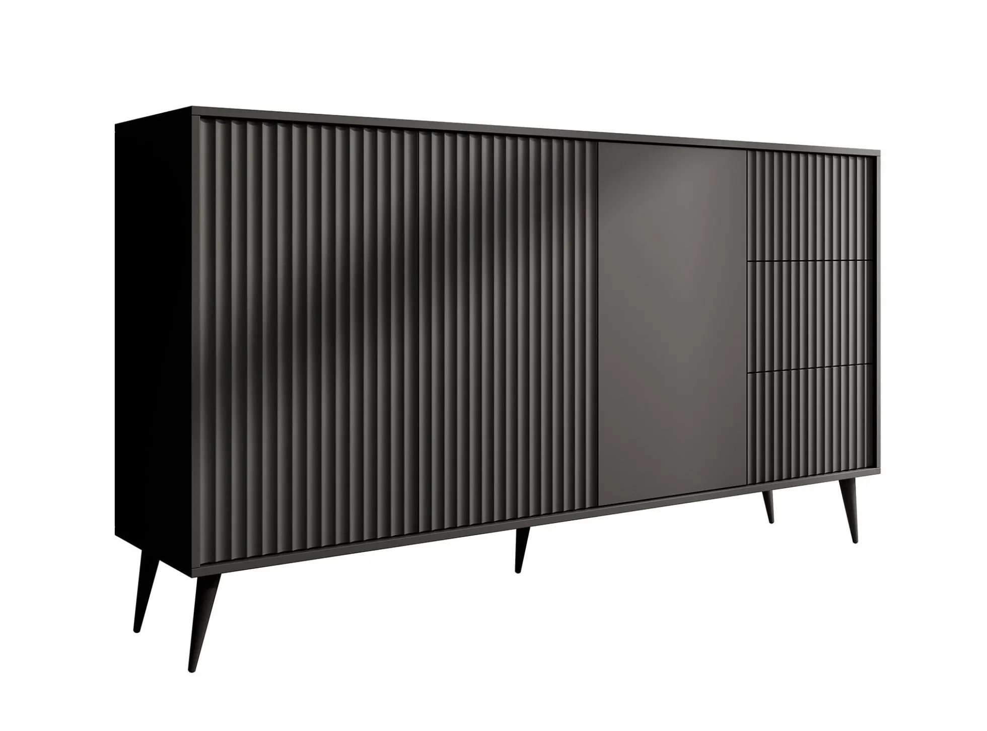 Winq - Dressoir - Antraciet - 179x40x98 cm