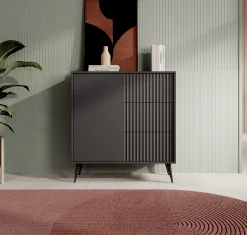 Winq - Dressoir - Antraciet - 90x40x98 cm
