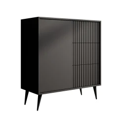 Winq - Dressoir - Antraciet - 90x40x98 cm