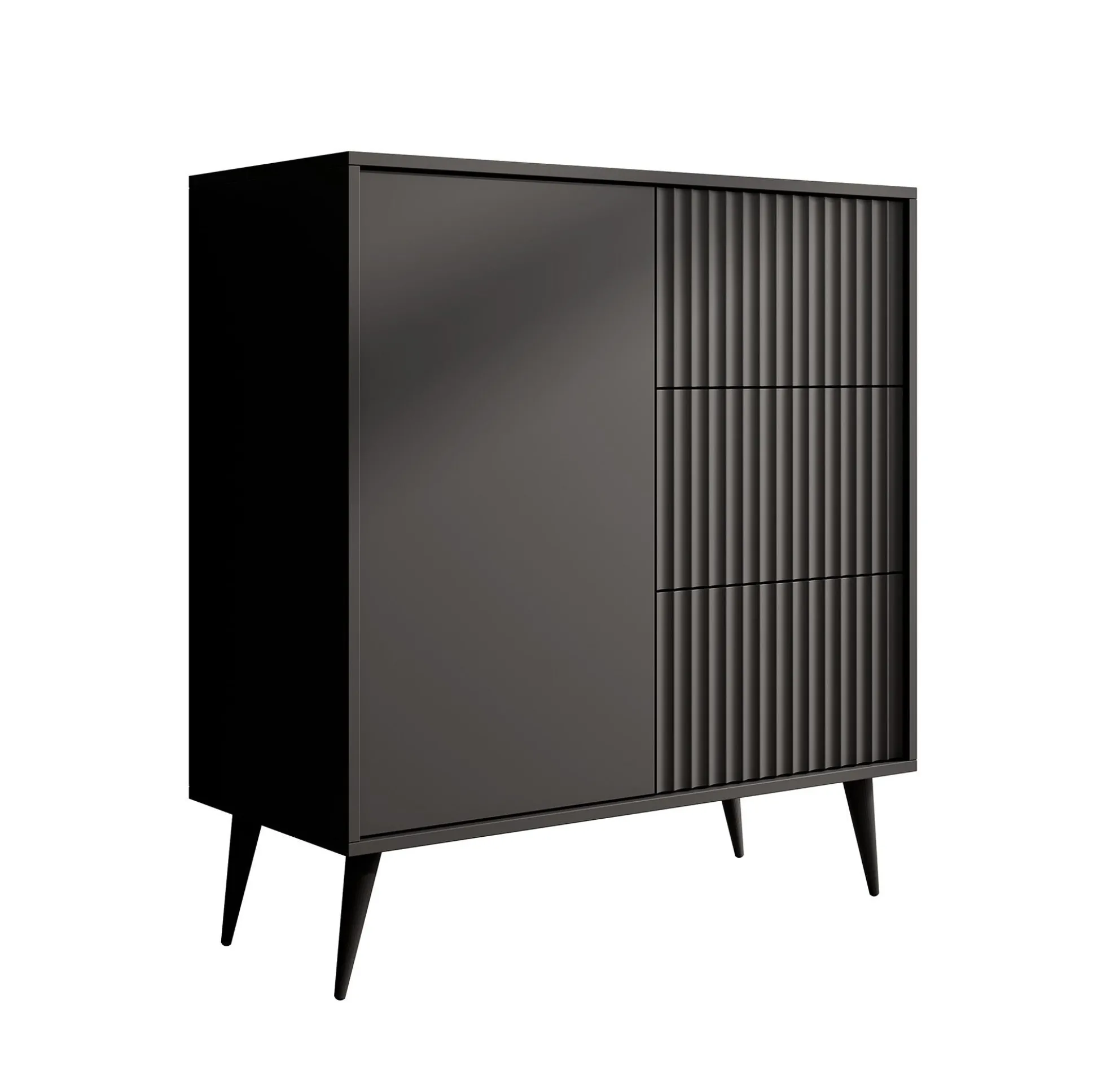 Winq - Dressoir - Antraciet - 90x40x98 cm