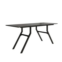 Xalir - Salontafel uitschuifbaar tot eettafel - Zwart - 100x70x40 cm