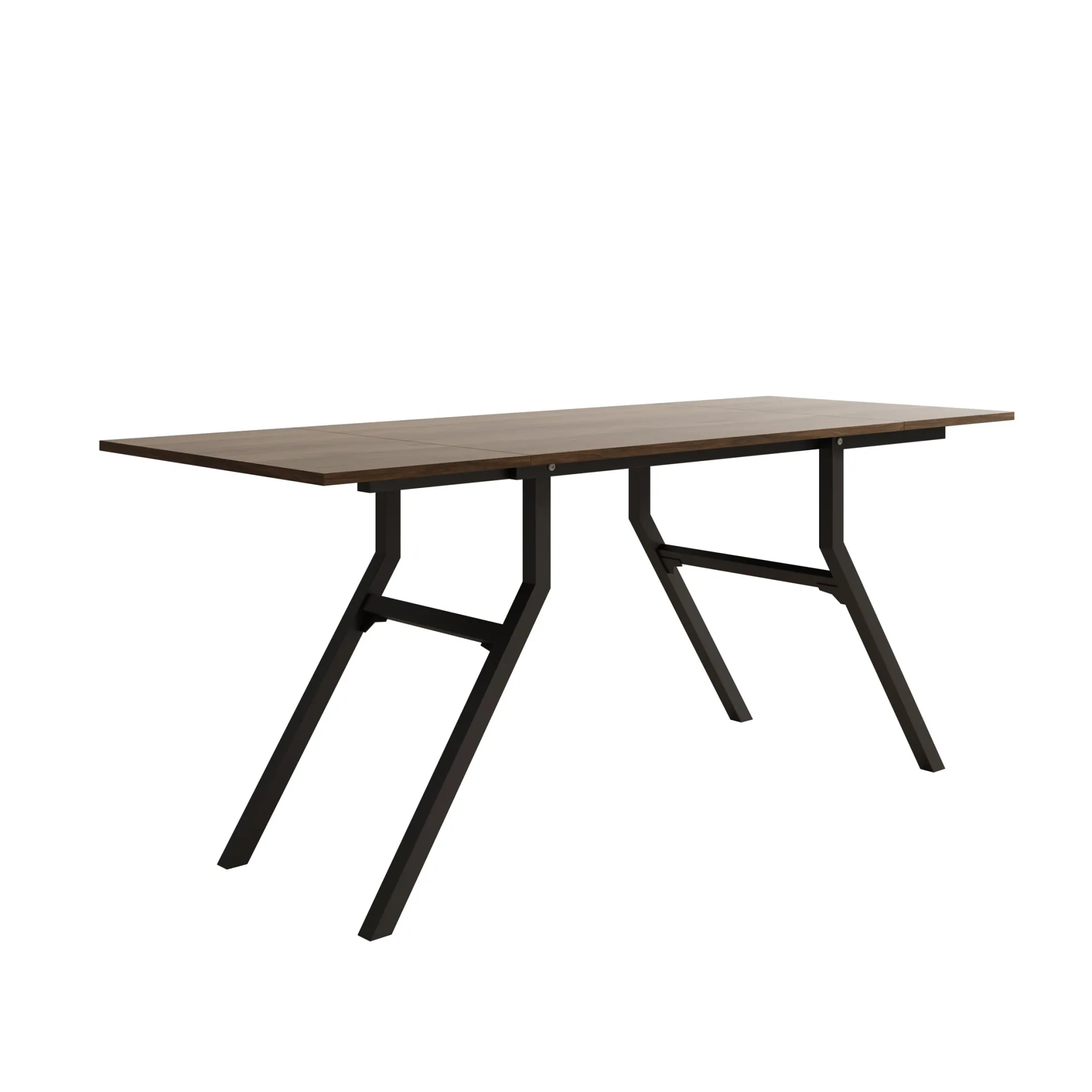 Xalir - Salontafel uitschuifbaar tot eettafel - Donker eiken - 100x70x