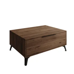 Xiano - Salontafel - Donker eikenpatroon - 104x75x45 cm