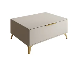 Xiano - Salontafel met lade - Beige - 104x75x45 cm