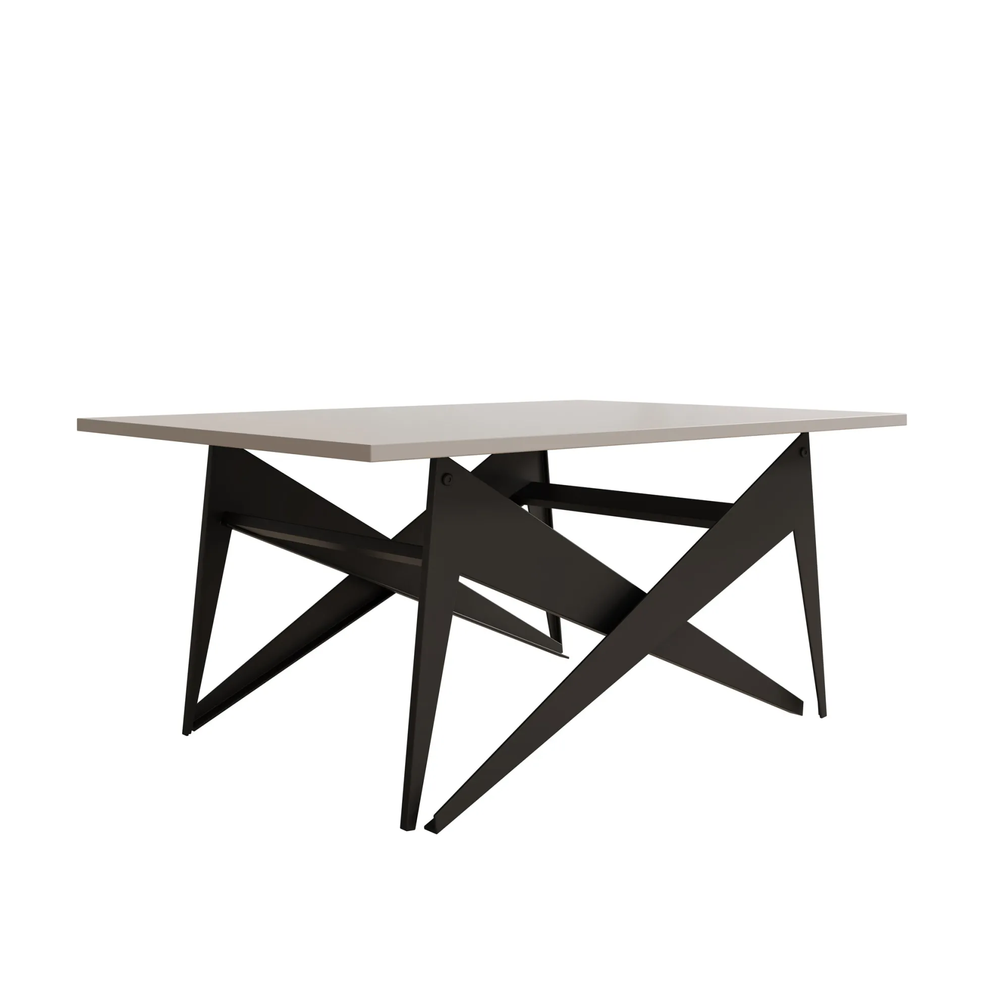Xyra - Salontafel uitschuifbaar tot eettafel - Beige - 90x70x45 cm
