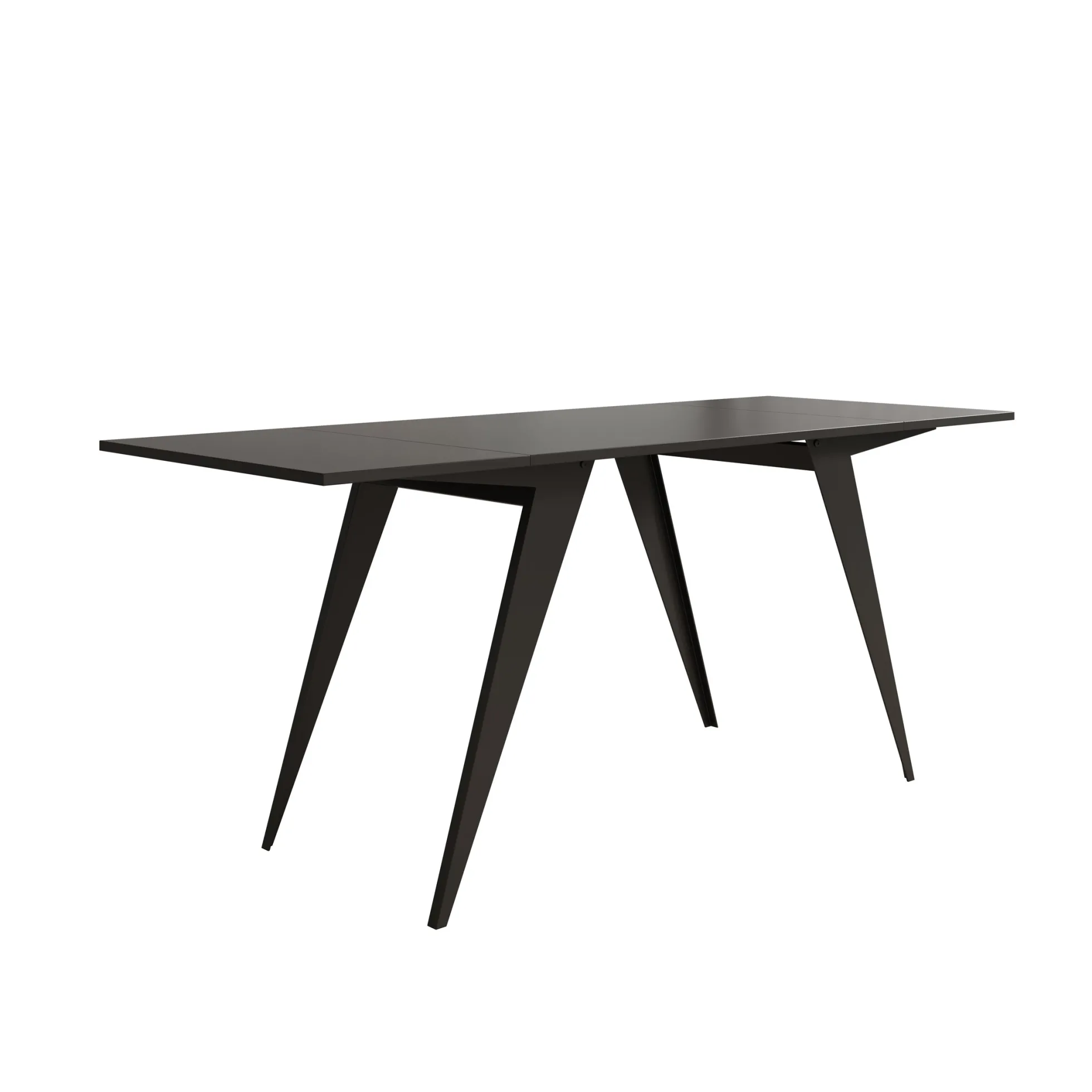 Xyra - Salontafel uitschuifbaar tot eettafel - Zwart - 90x70x45 cm