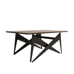 Xyra - Salontafel uitschuifbaar tot eettafel - Donker eikenpatroon - 9