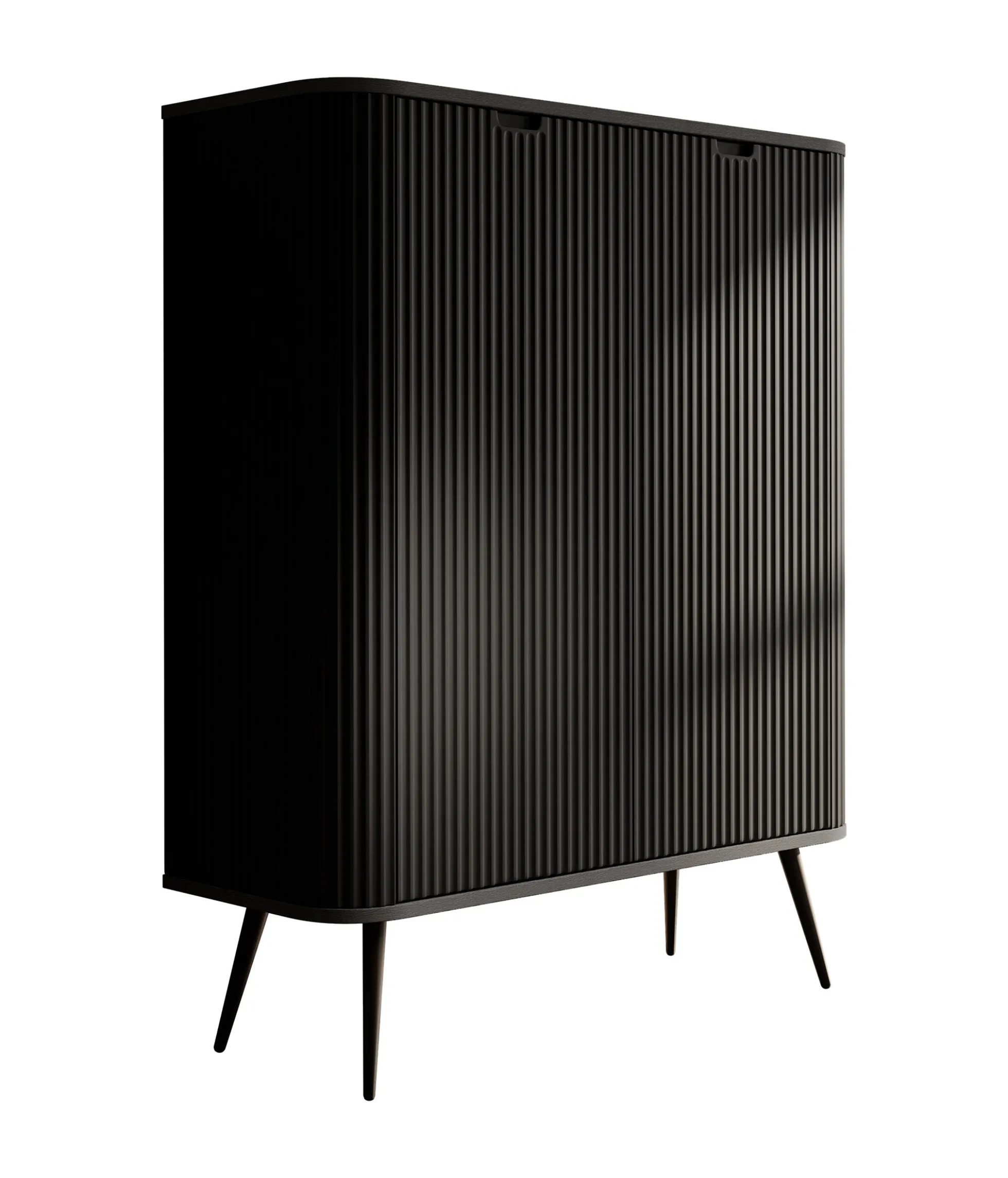 Zakari - Dressoir - Zwart - 103x39x129 cm