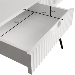 Zakari - Kaptafel - Beige - 103x49 cm