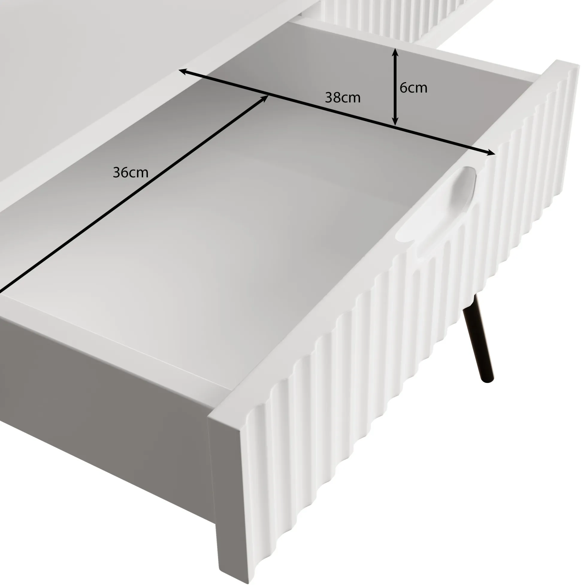 Zakari - Kaptafel - Beige - 103x49 cm